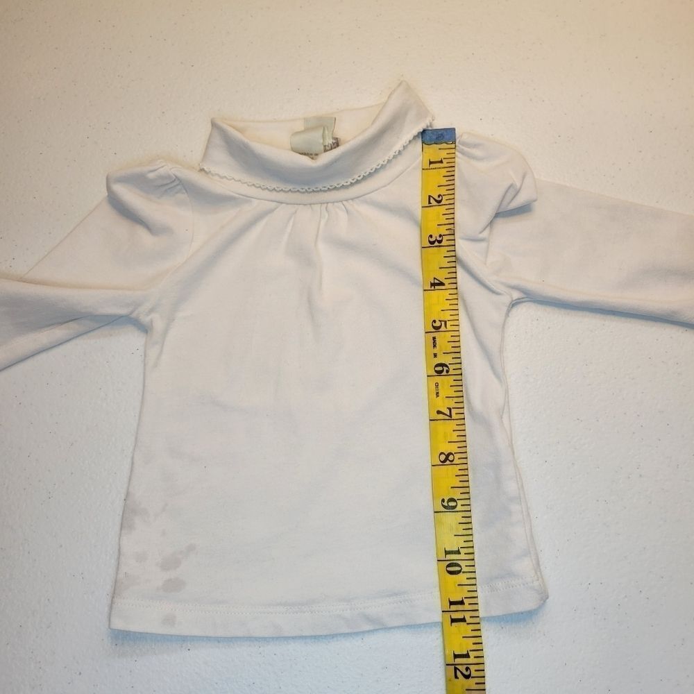 MONSOON Gray Wool Blend Dress with withe embroidery 3-6mo - Picture 7 of 16